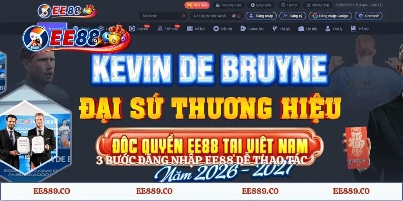 Đăng nhập EE88 2 3 bước đăng nhập EE88 dễ thao tác