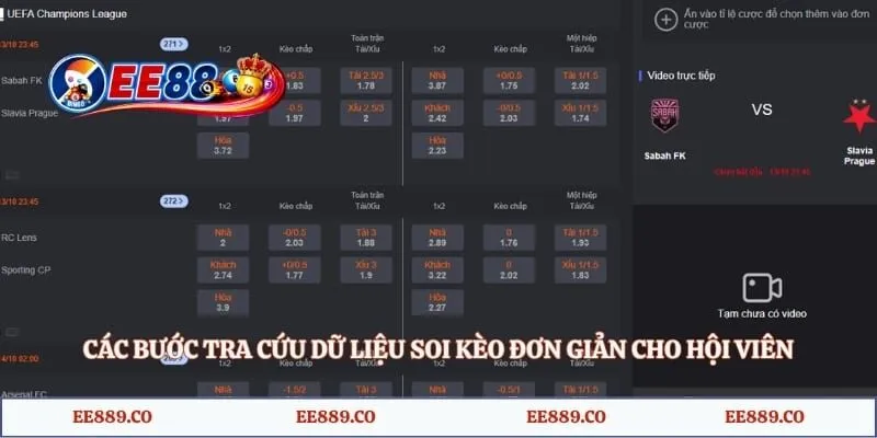 Các bước tra cứu dữ liệu soi kèo đơn giản cho hội viên