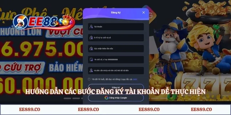Hướng dẫn các bước đăng ký tài khoản dễ thực hiện