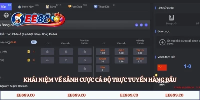 Khái niệm về sảnh cược cá độ trực tuyến hàng đầu