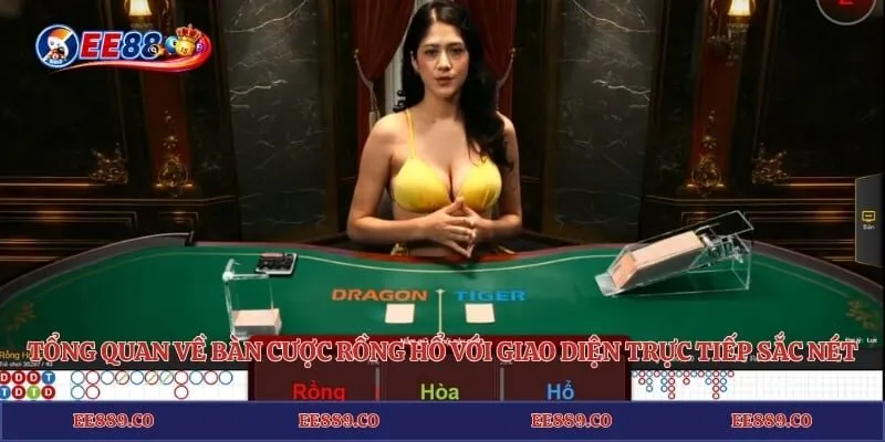 Rồng Hổ EE88 - Cẩm Nang Đặt Cược Săn Thưởng Thắng Lớn 2 Tổng quan về bàn cược Rồng Hổ với giao diện trực tiếp sắc nét